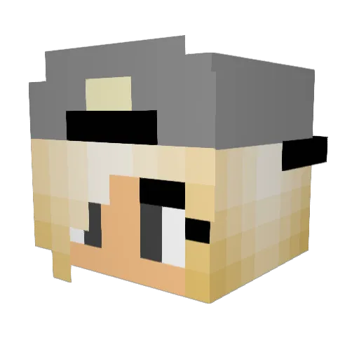 noneo99 Minecraft avatar head, 3D render