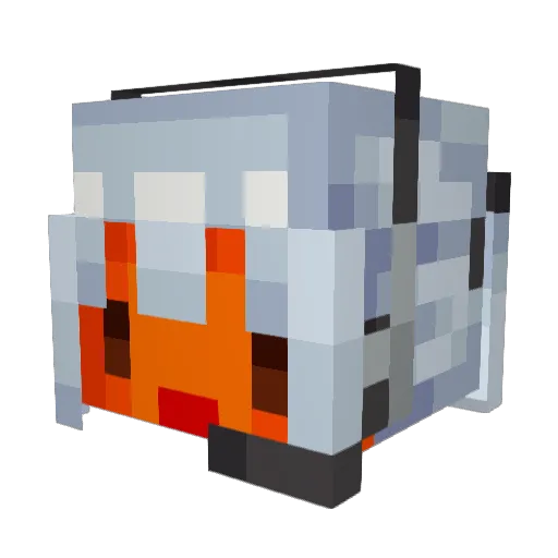 noneskykx Minecraft avatar head, 3D render