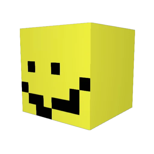 nonfrnd Minecraft avatar head, 3D render