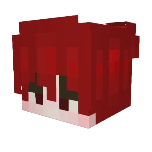 nonifye Minecraft avatar head, 3D render