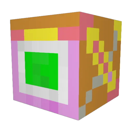 nonison Minecraft avatar head, 3D render