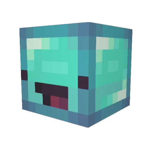 nonjans Minecraft avatar head, 3D render