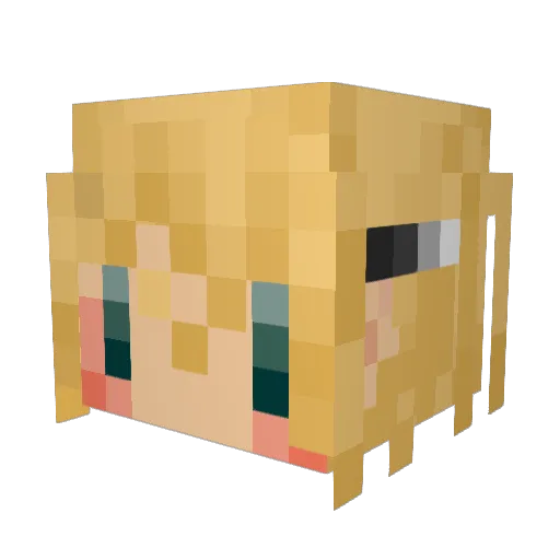 nono0917 Minecraft avatar head, 3D render