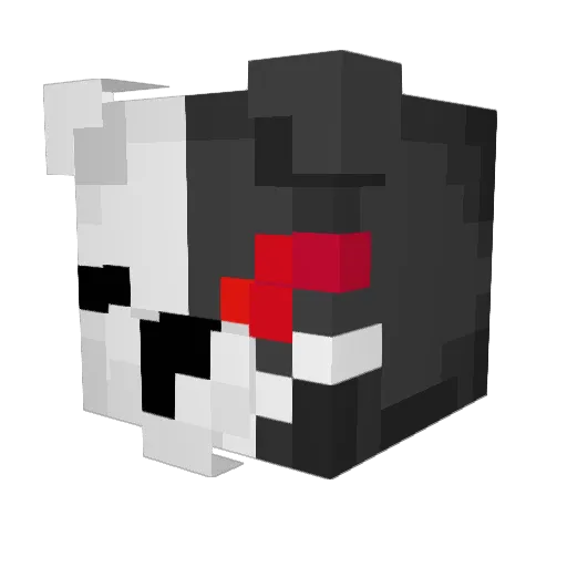 nonojeux Minecraft avatar head, 3D render