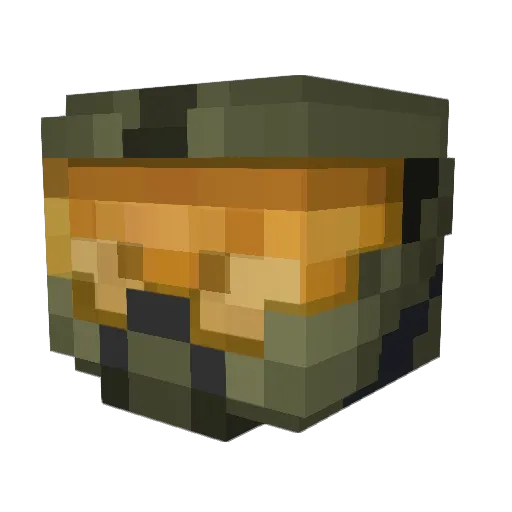 nonos3000 Minecraft avatar head, 3D render