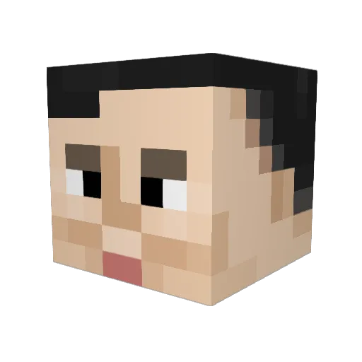 nonsensu_ Minecraft avatar head, 3D render