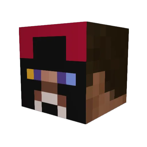 nontomo13 Minecraft avatar head, 3D render