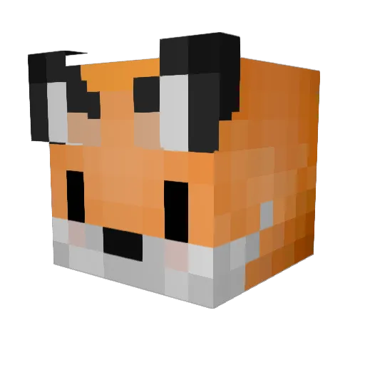 nonur63 Minecraft avatar head, 3D render