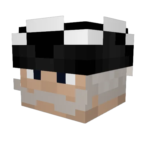 nonxynd Minecraft avatar head, 3D render