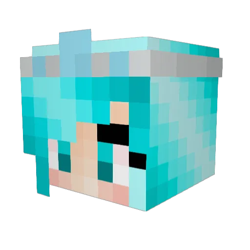 nonyo Minecraft avatar head, 3D render