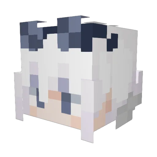 nonyom Minecraft avatar head, 3D render