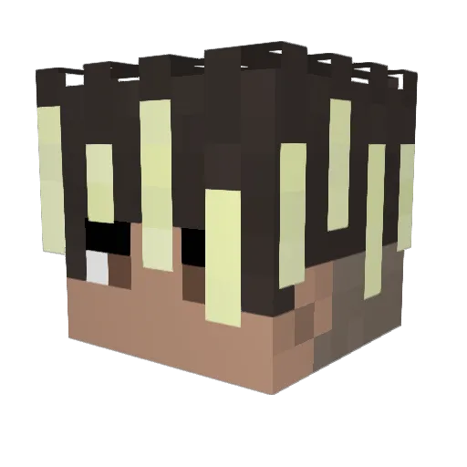 nonyy88 Minecraft avatar head, 3D render