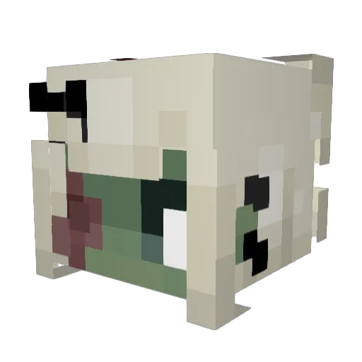 noob0009 Minecraft avatar head, 3D render