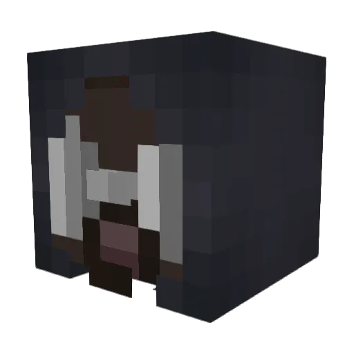 noobIxrd Minecraft avatar head, 3D render