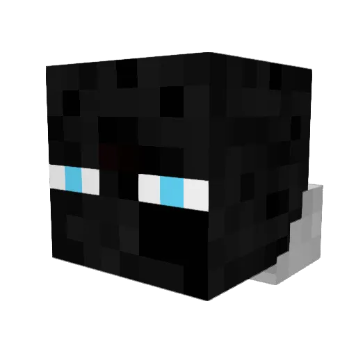 noobXDrawr Minecraft avatar head, 3D render