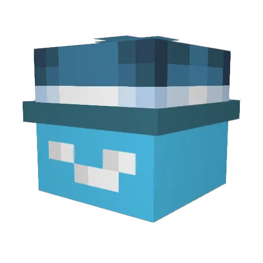 noob_umut Minecraft avatar head, 3D render