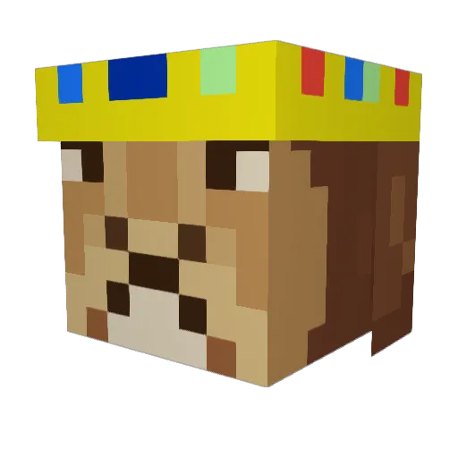 noobblox900 Minecraft avatar head, 3D render