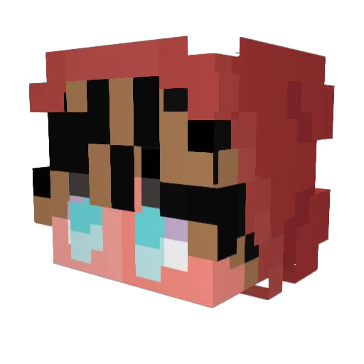 noobens12 Minecraft avatar head, 3D render