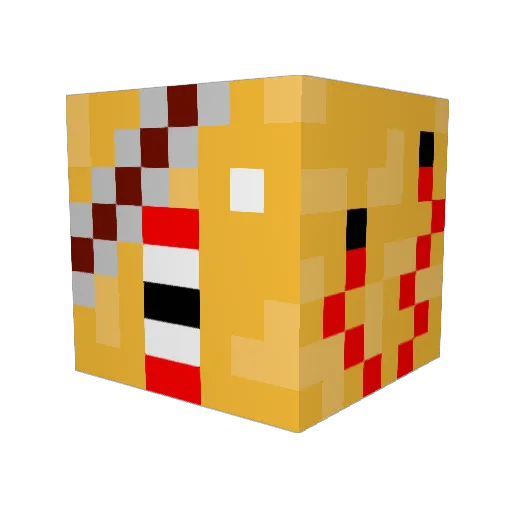 noobinator9412 Minecraft avatar head, 3D render