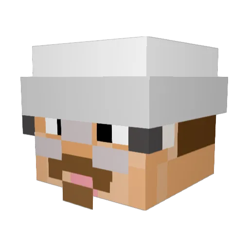 noobking29 Minecraft avatar head, 3D render