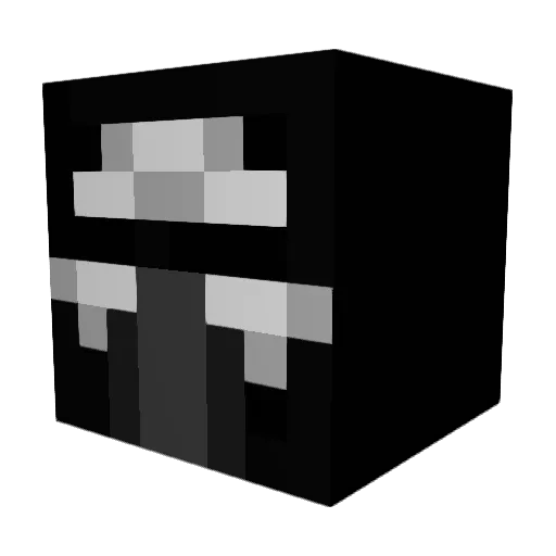noobluca_W Minecraft avatar head, 3D render