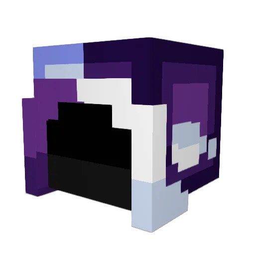noobshi100 Minecraft avatar head, 3D render