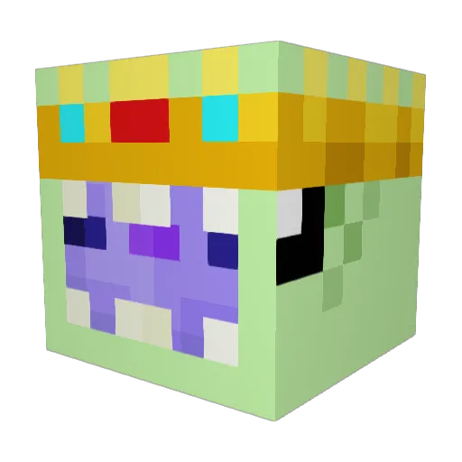 noobydooby5956 Minecraft avatar head, 3D render