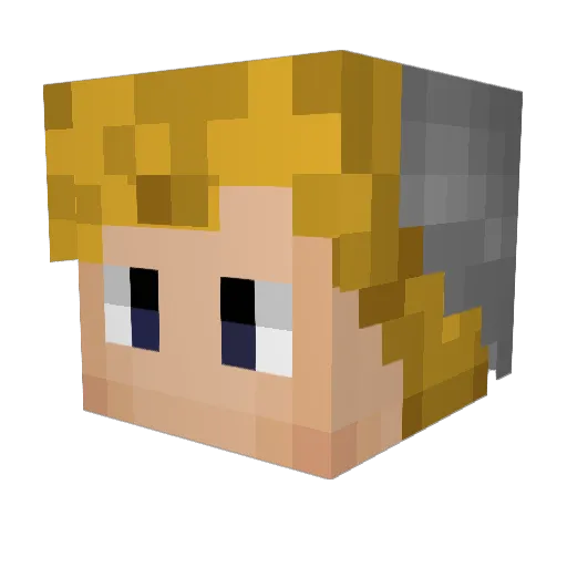 noobyniko8 Minecraft avatar head, 3D render