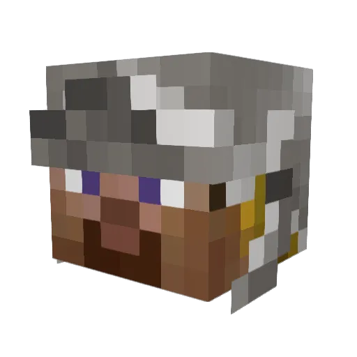 noobypants Minecraft avatar head, 3D render