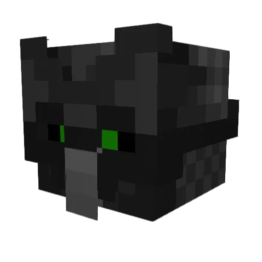 nood009 Minecraft avatar head, 3D render