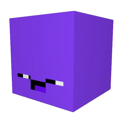 noodeles Minecraft avatar head, 3D render