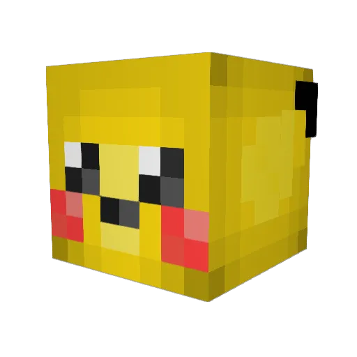 noodlebros Minecraft avatar head, 3D render