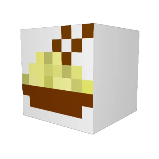 noodlelover Minecraft avatar head, 3D render