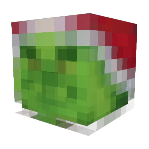 noodlemeal Minecraft avatar head, 3D render
