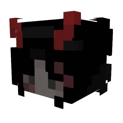 noodles_69 Minecraft avatar head, 3D render
