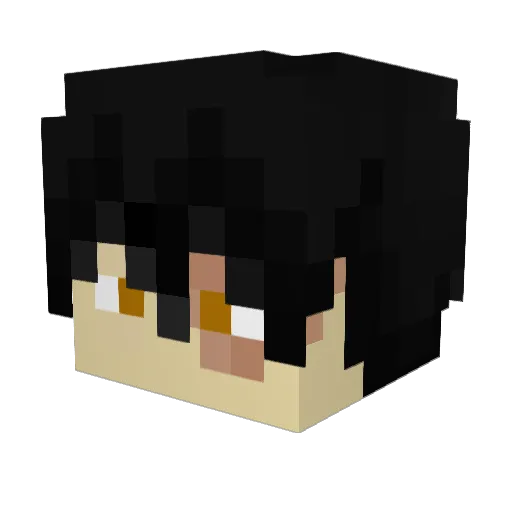 noodleyboi Minecraft avatar head, 3D render