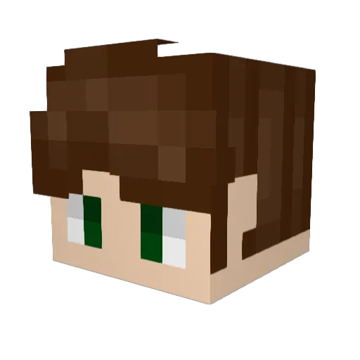 noofly Minecraft avatar head, 3D render