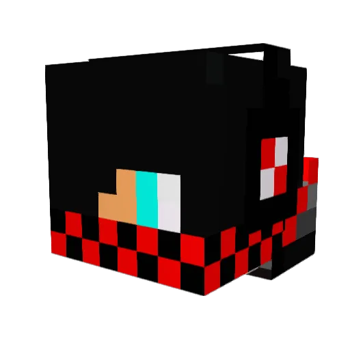 nookwave22 Minecraft avatar head, 3D render