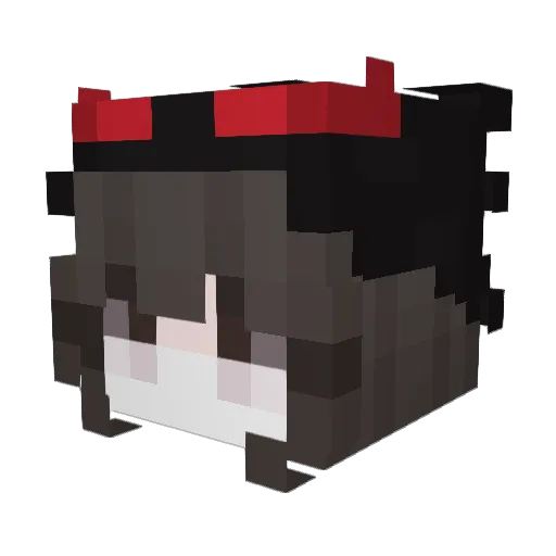noomerr Minecraft avatar head, 3D render