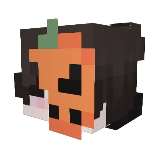 noomf Minecraft avatar head, 3D render