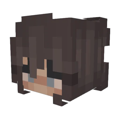 noorlbjork Minecraft avatar head, 3D render