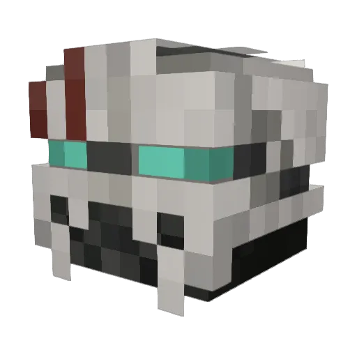 nootnoot3 Minecraft avatar head, 3D render