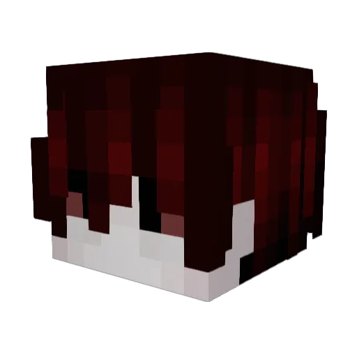 noqueo Minecraft avatar head, 3D render