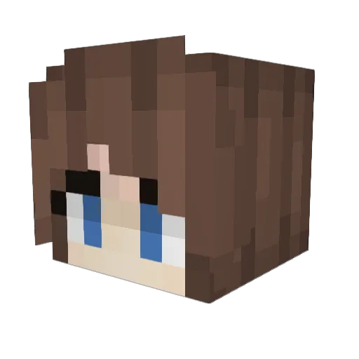 noraa09 Minecraft avatar head, 3D render