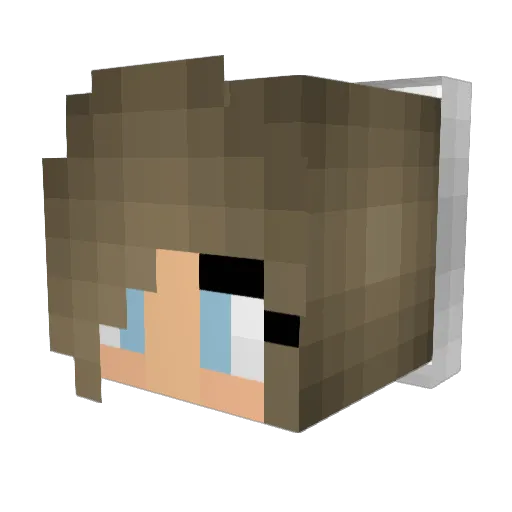noragmr Minecraft avatar head, 3D render