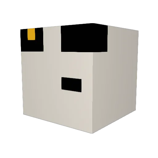 norantor Minecraft avatar head, 3D render