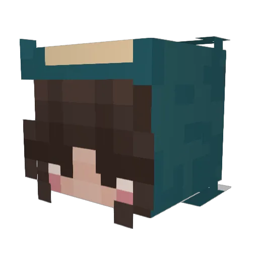 norbenna Minecraft avatar head, 3D render