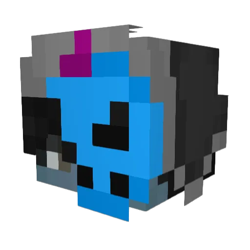 norcokazy Minecraft avatar head, 3D render