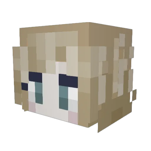 nordnoodle Minecraft avatar head, 3D render