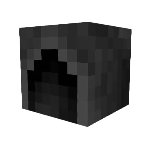 norefundssorry Minecraft avatar head, 3D render
